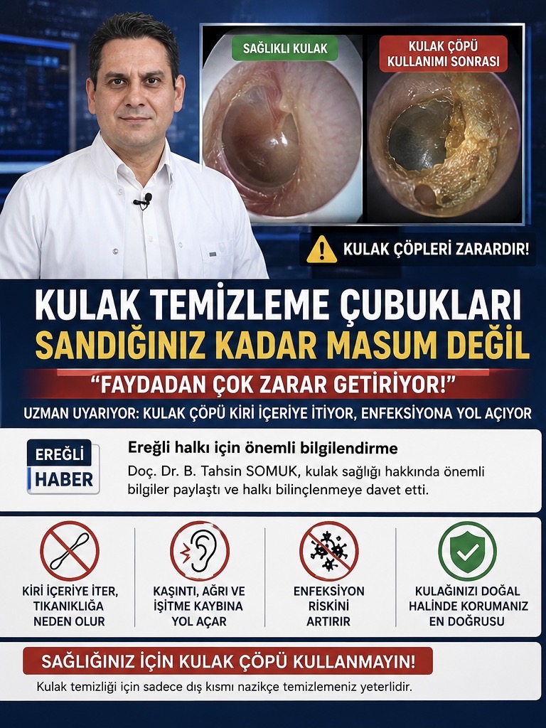 KULAK TEMİZLEME ÇUBUKLARI SANDIĞINIZ KADAR MASUM DEĞİL